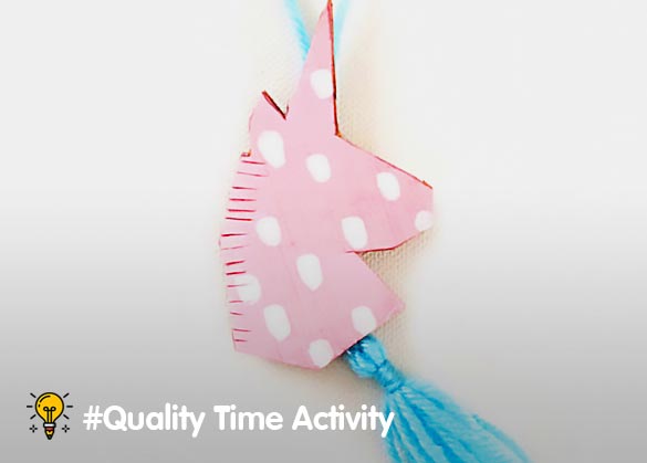 Quality Time Acticity:  Kalung Unicorn Lucu untuk Anak