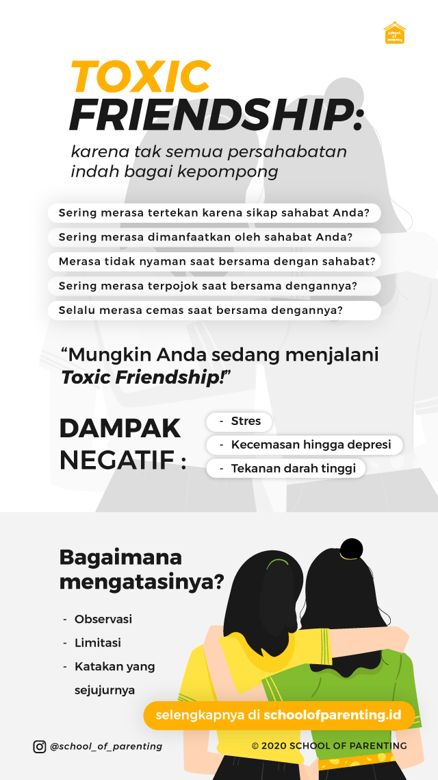 cara atasi toxic friendship