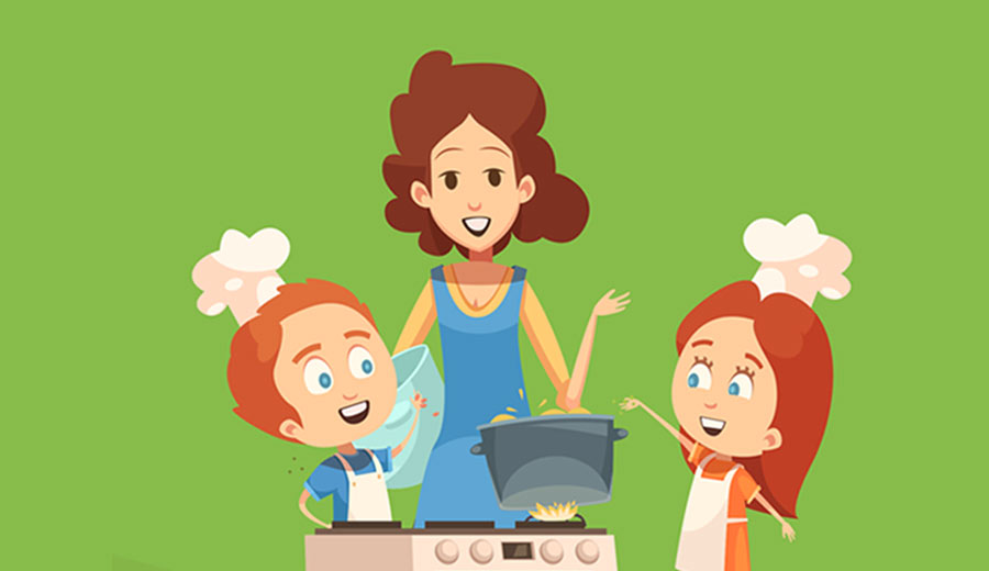 Ajak Anak Ke Dapur sih Boleh, Asal Pahami Aturannya!