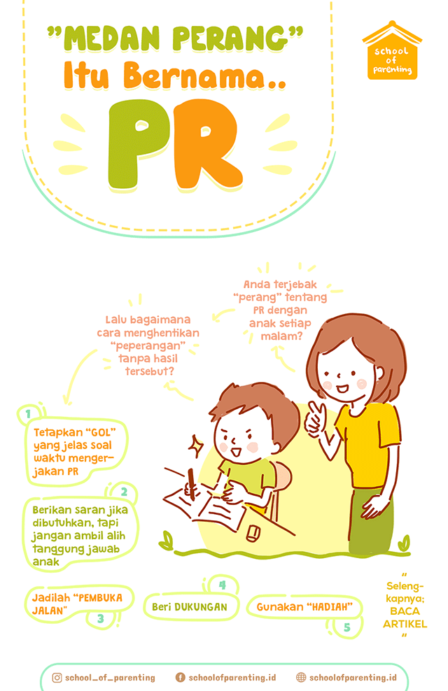 cara bantu anak kerjakan PR