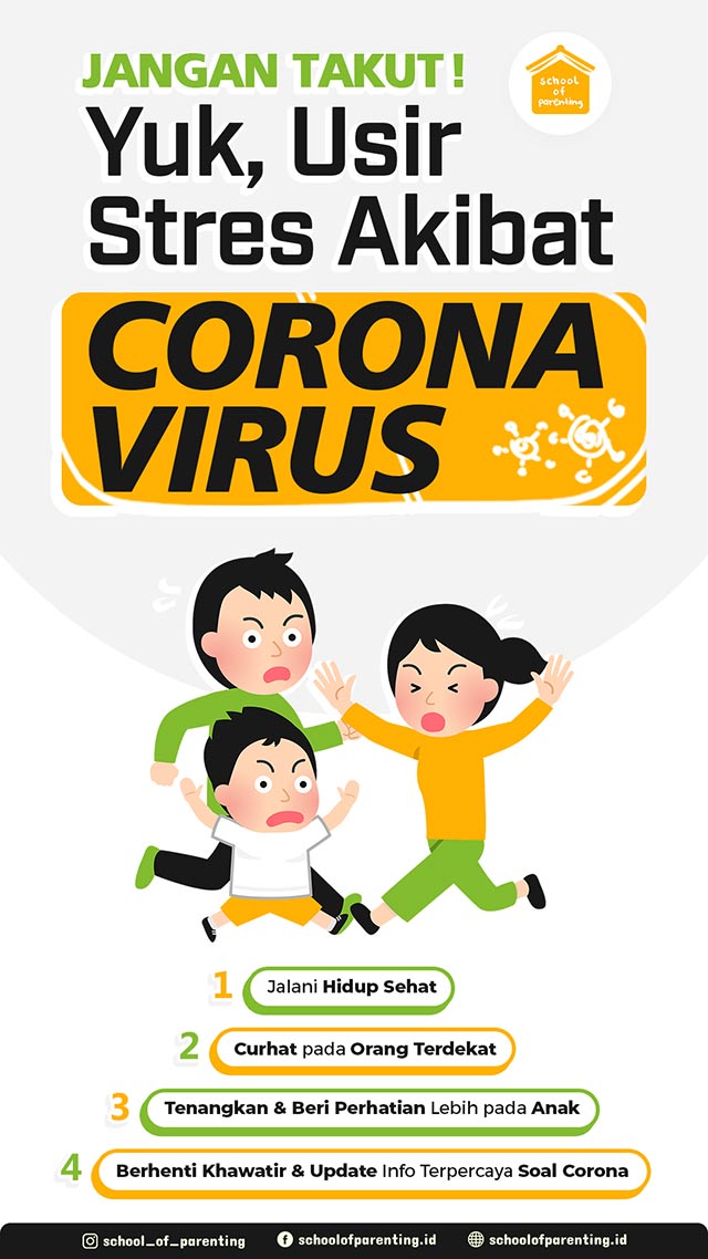 atasi stres akibat virus corona
