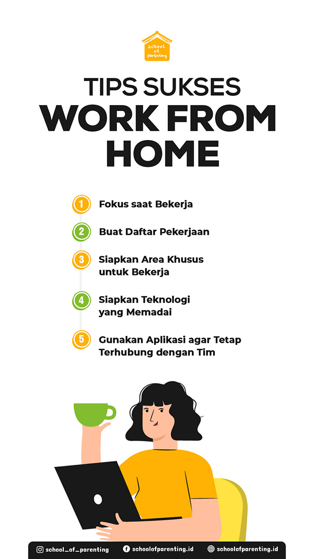 bekerja di rumah (work from home) tips sukses