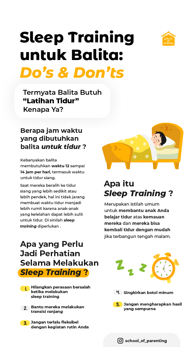 Sleep training apa itu?