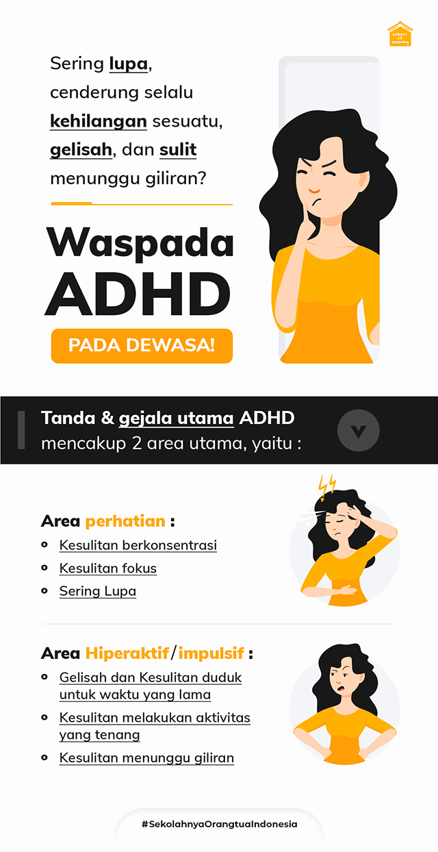 Tanda ADHD pada dewasa
